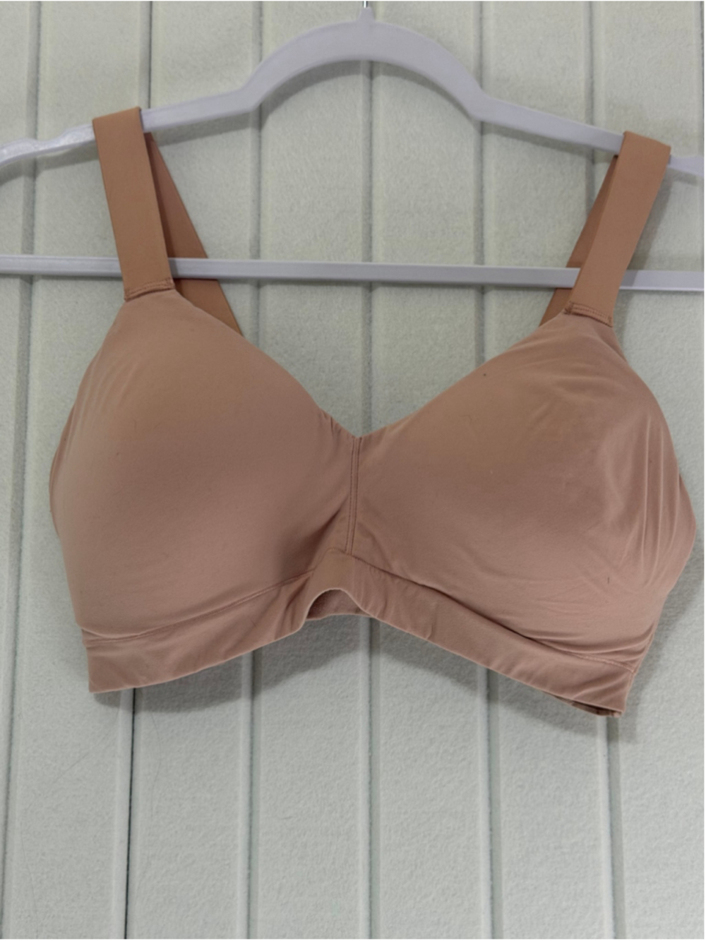 SPANX Bra-llelujah! Lightly Lined Bralette Nude XL Wireless Pullover Comfort Bra